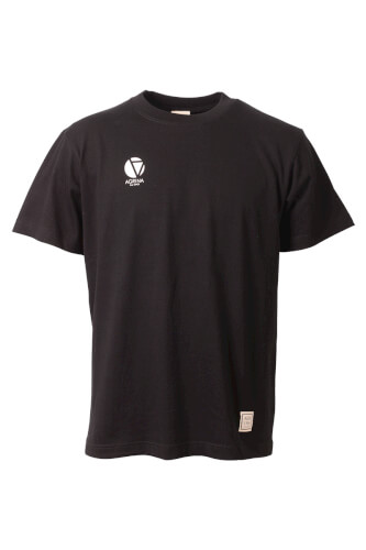 アスペロCRACKコットンTシャツ Black