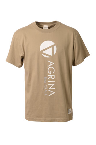 ブリッサCRACKコットンTシャツ S.Khaki