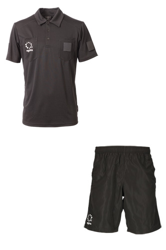 アルビレフリードライポロシャツ上下セット Black