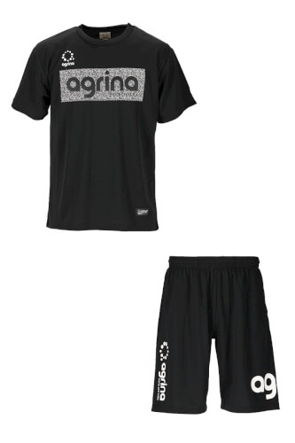 グラノトレーニングシャツ上下セット Black