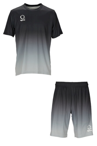 Premiumグラダシオントレーニングシャツ上下セット Black × Gray