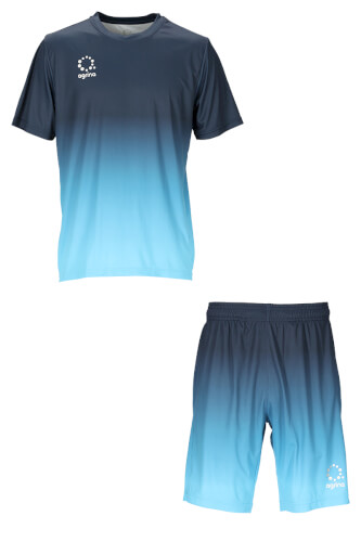 Premiumグラダシオントレーニングシャツ上下セット Navy × Blue