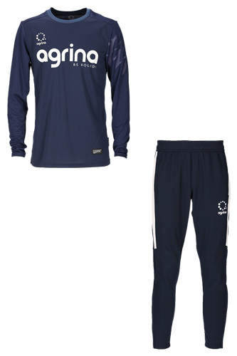レフォルマロングスリーブプラクティスシャツロングパンツ上下セット Navy