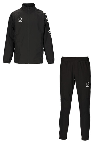 Premiumトルメンタ防水ウインドギア裏メッシュピステジャケット上下セット Black