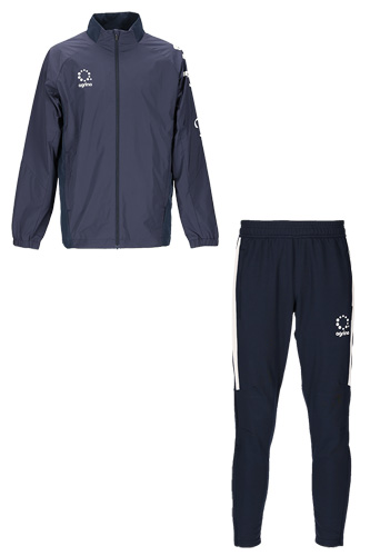 Premiumトルメンタ防水ウインドギア裏メッシュピステジャケット上下セット Navy