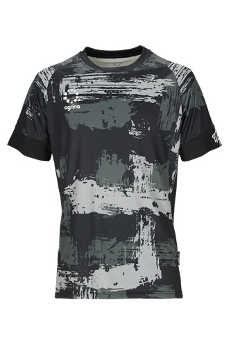 Premiumアクティブチェッククールアクションプラクティスシャツ Black x Gray