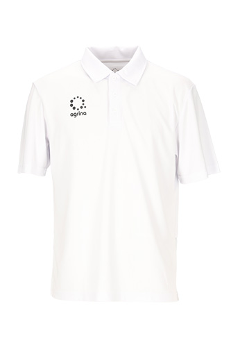 Premiumイノヴァジオメトリッククールブリーズポロシャツ White