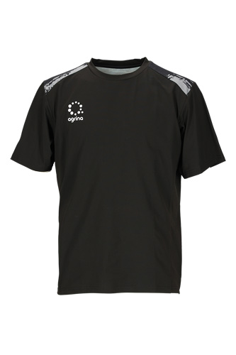 セコアクティブチェックライトトレーニングドライTシャツ Black