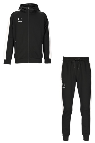 Premiumドライスウェットライトモーションフード付きジャケット上下セット Black