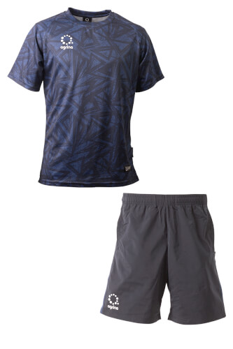 ジュニアエスクアプラクティスシャツレフォルマプラパンツ上下セット Navy