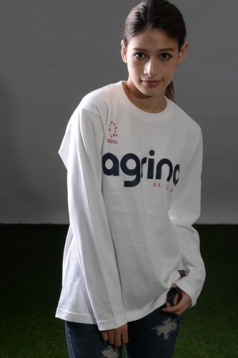 アグリナ / agrina リムサロングコットンTシャツ