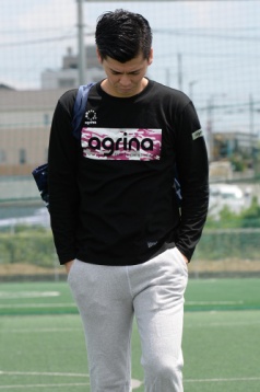 アグリナ / agrina カモグラロングコットンTシャツ