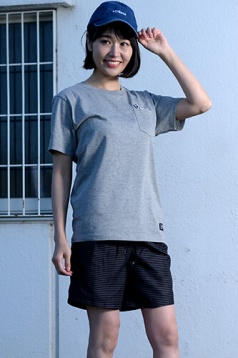 アグリナ / agrina CRACKボルダチコポケットTシャツ