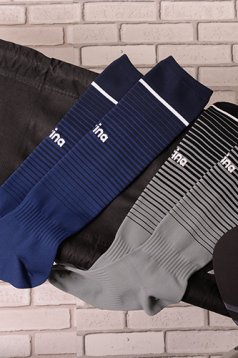 アグリナ / agrina ジュニアソリデスボーダソックス