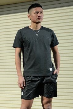 アグリナ / agrina CRACKデルガボーダハーフパンツ