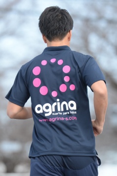 アグリナ / agrina グラレポリエステルプラポロシャツ